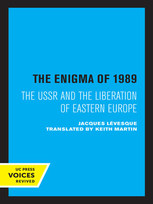 cover image of The Enigma of 1989